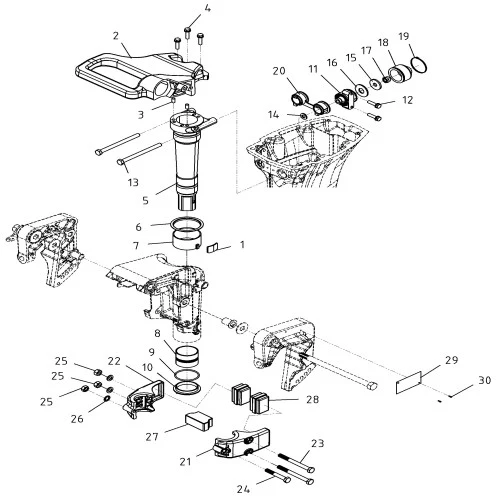 Rhannau sbâr T15D: Braced 3